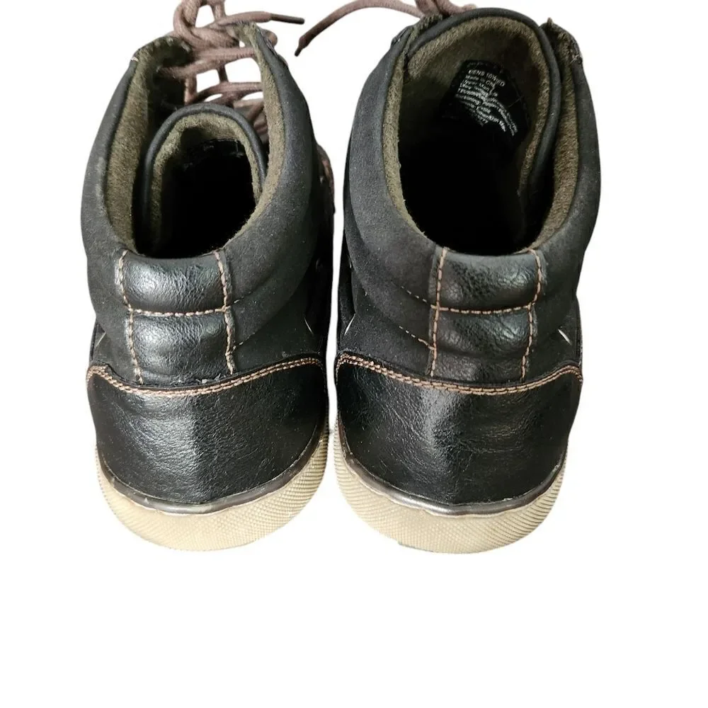 Apt 9 Mens Ankle Casual Boot Black Size 10.5 medium